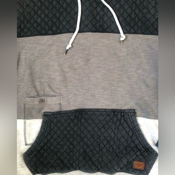 BILLABONG Hoodie Gray and Black Small - Picture 3 of 4